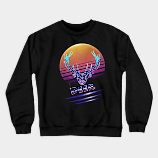 Cyberpunk Deer Crewneck Sweatshirt